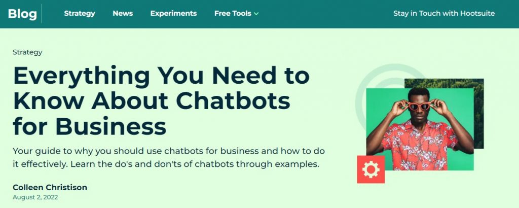 article sur les chatbots